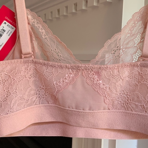 Spanx Spotlight on Lace Bralette XS 10124R in Vintage Rose Limited edition NWT - Picture 6 of 16